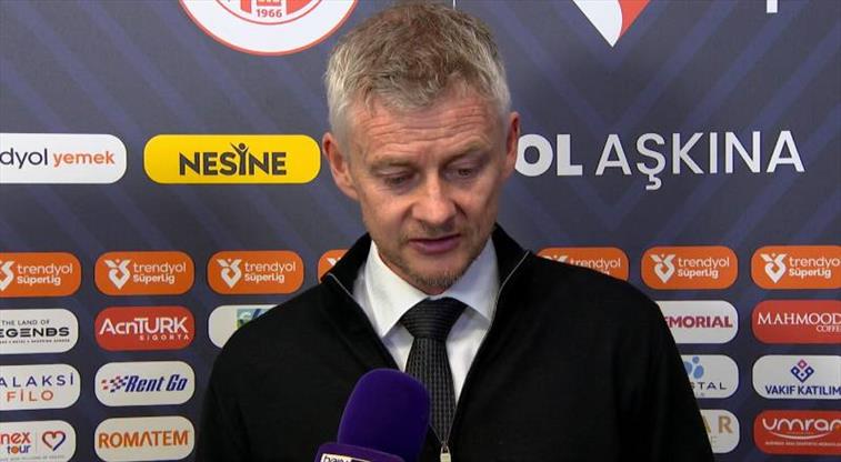 Beşiktaş Teknik Direktörü Ole Gunnar Solskjaer, Antalyaspor Beraberliği Sonrası Değerlendirmelerde Bulundu